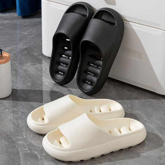 Platform Pillow Slippers Slides for Women and Men, EVA Anti-Slip Cloud Slippers Lightweight Spa Open Toe Shower Sandals for Indoor & Outdoor
