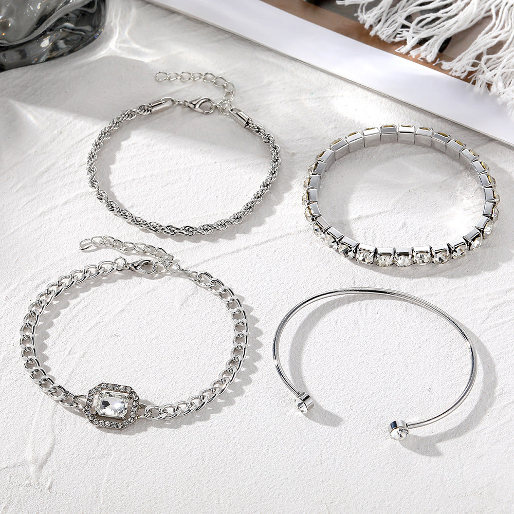 (Stainless)Set of 4 Bracelets