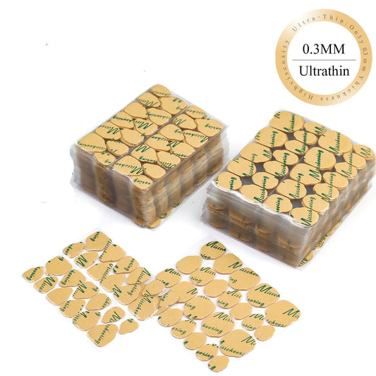 Nail Adhesive Tabs Strong Nail Glue Stickers for Press Ons Nails Waterproof Breathable Jelly Double Sided Adhesive Nail Tabs 10 Sheets(240 PCS)