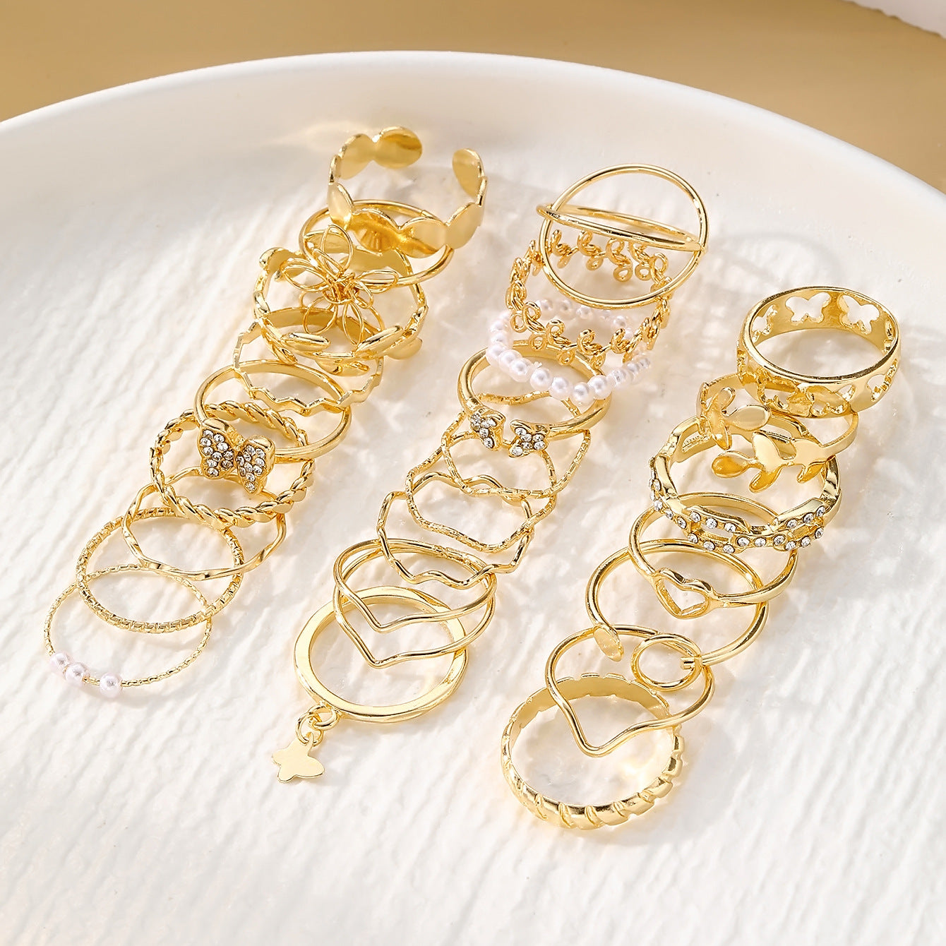 (Stainless)Set of Rings (18, 20 or 22 rings in a set)
