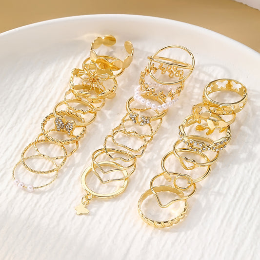 (Stainless)Set of Rings (18, 20 or 22 rings in a set)