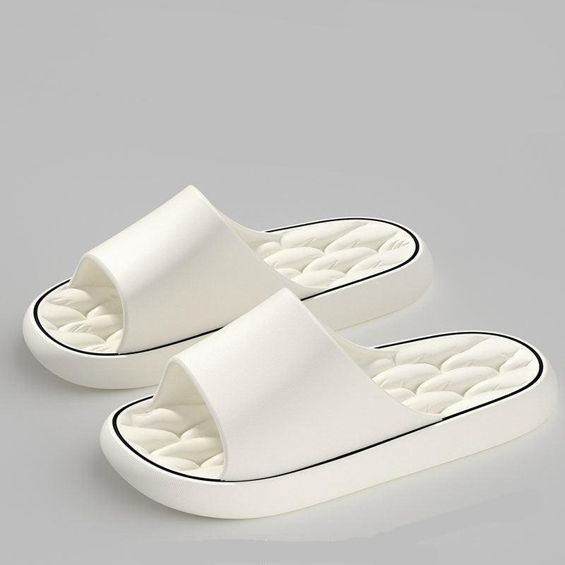 Cloud Slippers for Women and Men, Pillow House Slippers Shower Shoes Indoor Slides Bathroom Sandals, Ultimate Comfort, Lightweight, Thick Sole, Non-Slip, Easy to Clean