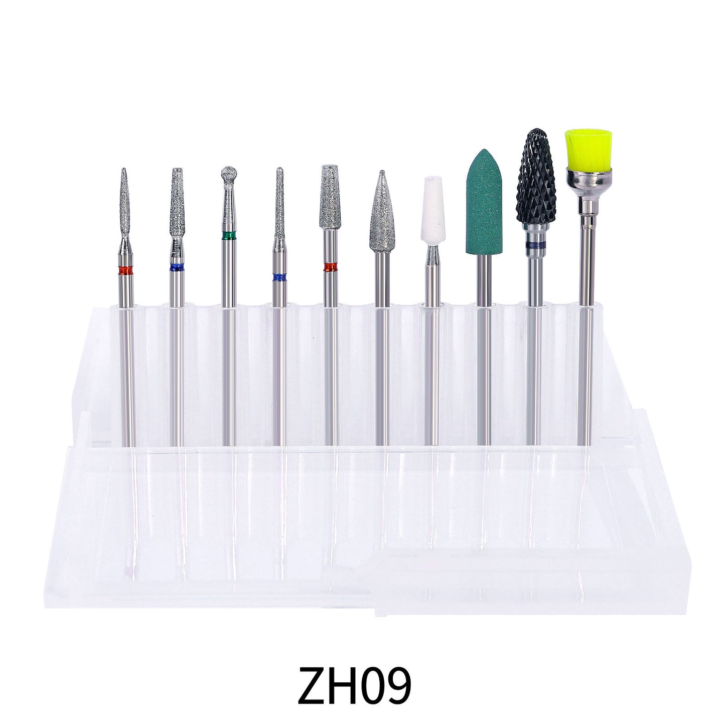 10pcs Tungsten Carbide Nail Bits for Nail Drill Bits Sets (10 different Sets)