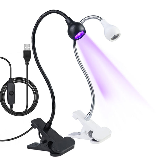 UV Lamp for Gel Nails Gooseneck UV Light for Nails Touch UV Lamp for Nails Rechargeable & Type-C