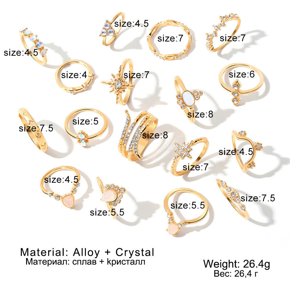 (Stainless)Set of Rings (17 or 8 rings in a set)