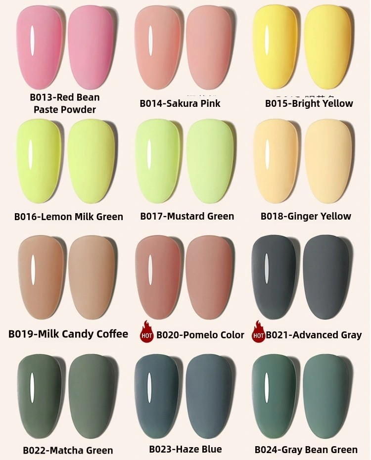Professional Gel Nail Polish of 66 different color