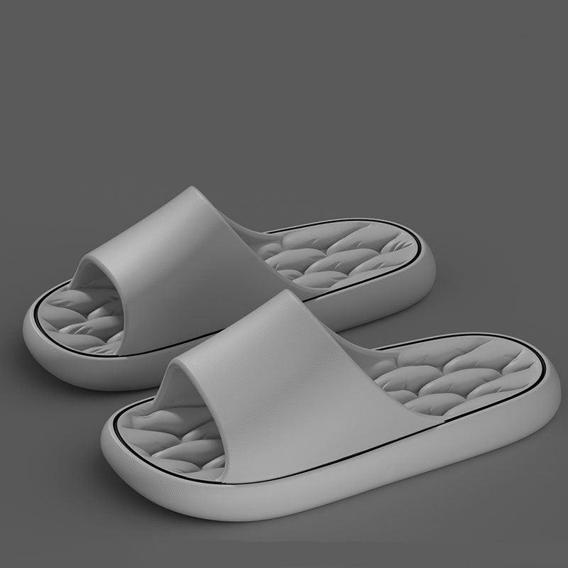 Cloud Slippers for Women and Men, Pillow House Slippers Shower Shoes Indoor Slides Bathroom Sandals, Ultimate Comfort, Lightweight, Thick Sole, Non-Slip, Easy to Clean