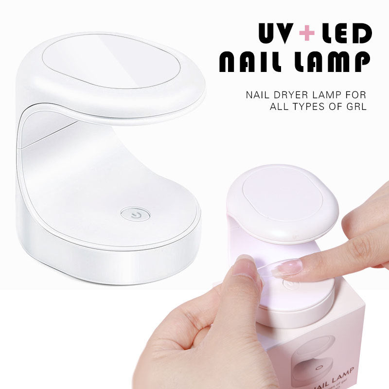 Mini UV Light for Gel Nails, LED Nail Lamp, USB Nail Dryer for Fast Curing