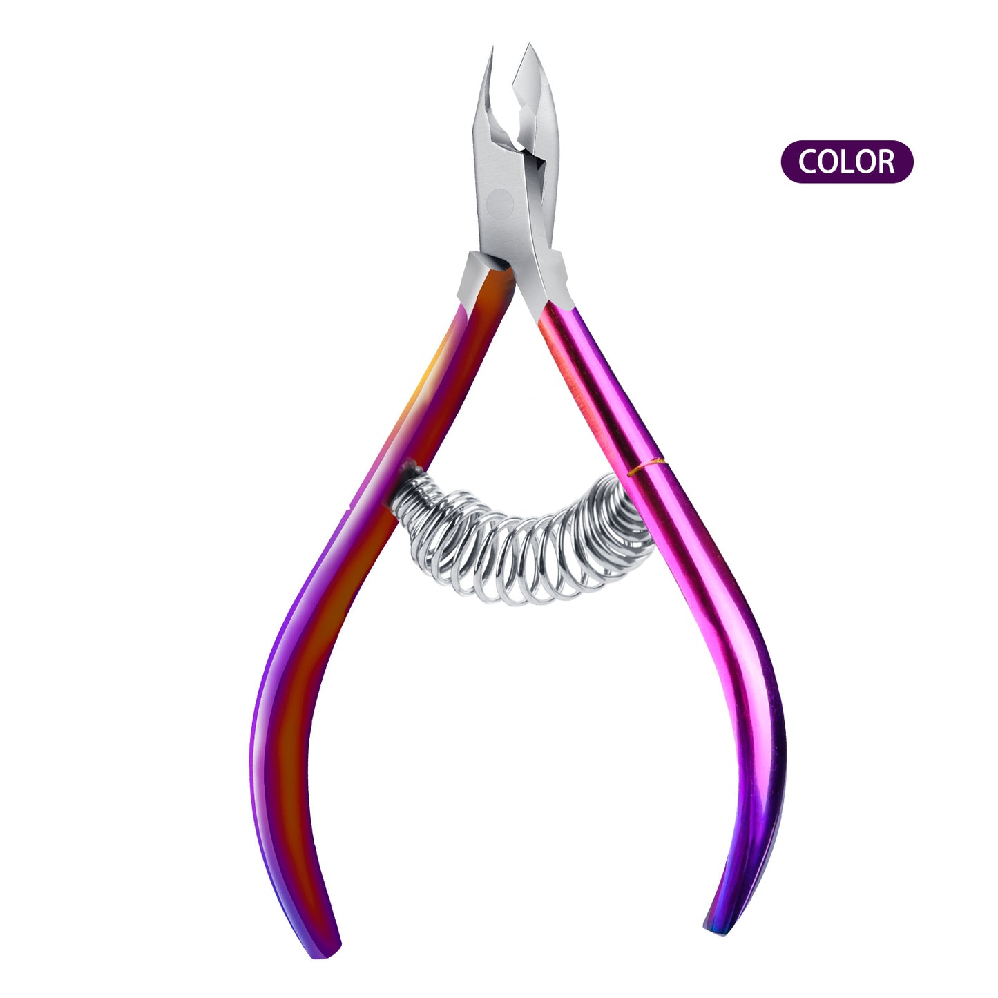 Professional Cuticle Cutter Stainless Steel Cuticle Nippers with Sharp Blades and Double Spring Cuticle Clippers - Nail Cuticle Trimmer Tool for Manicure & Pedicure Beauty at Home/Spa/Saloon