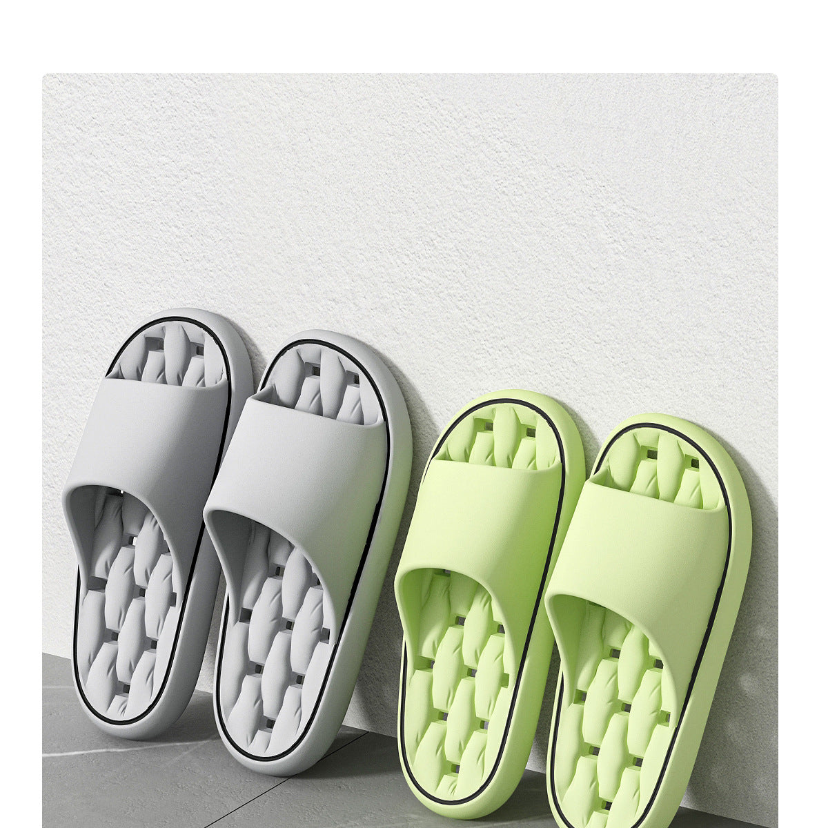 Cloud Slippers for Women and Men, Pillow House Slippers Shower Shoes Indoor Slides Bathroom Sandals, Ultimate Comfort, Lightweight, Thick Sole, Non-Slip, Easy to Clean