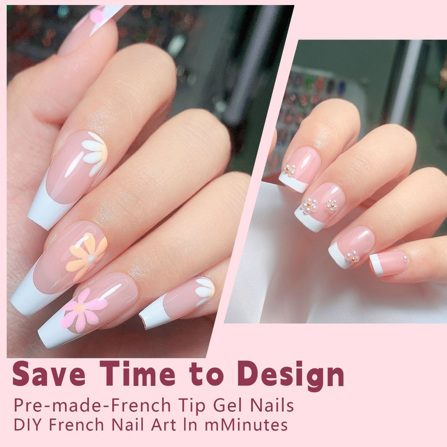 15 Different Nail Tips (150 PCS, 14 different sizes)