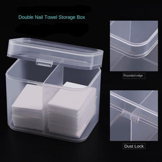 Plastic Double Nail Towel Storage Box
