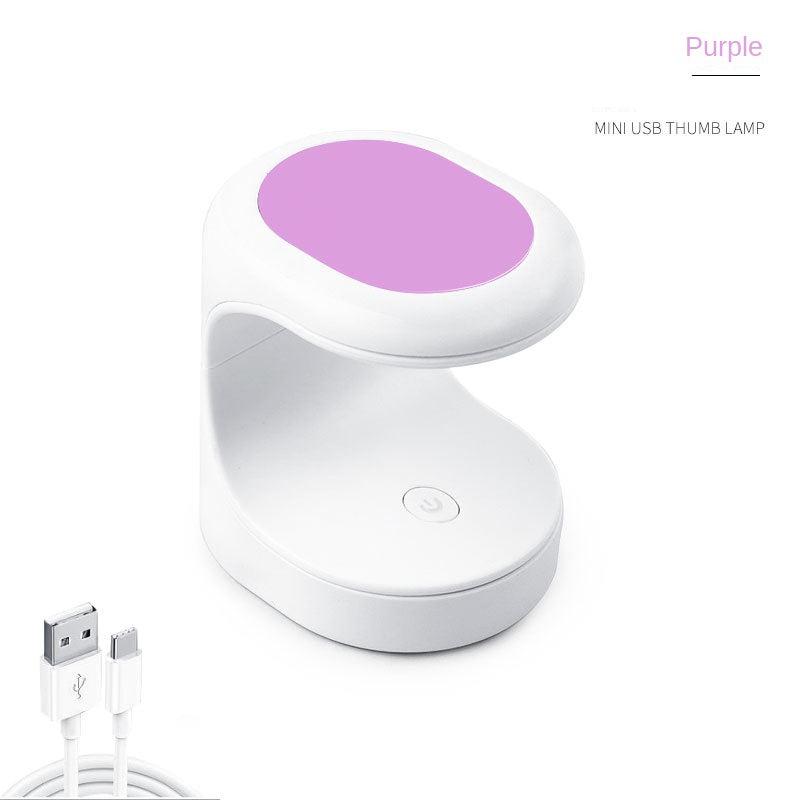 Mini UV Light for Gel Nails, LED Nail Lamp, USB Nail Dryer for Fast Curing