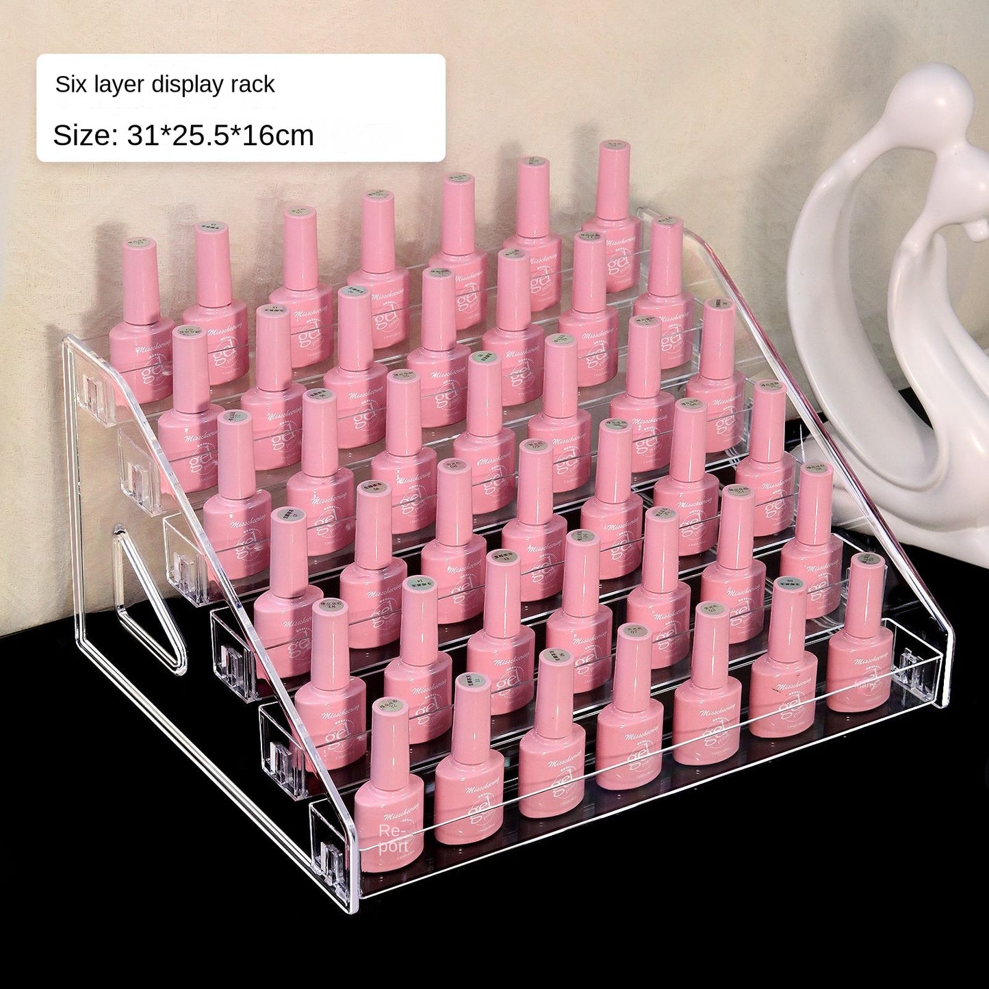 Acrylic Nail Polish Organizer of 5&6&7Layers Display Rack Storage Essential Oils Rack Holder