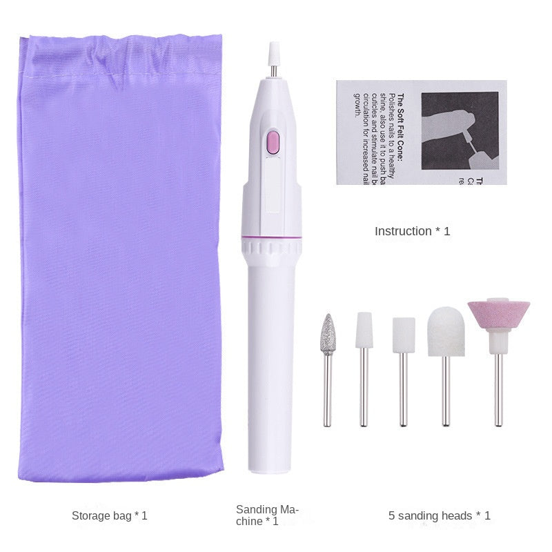 Portable Electric Nail Drill with 5PCS Nail Drill Bits