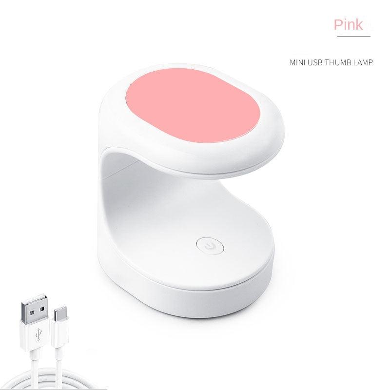 Mini UV Light for Gel Nails, LED Nail Lamp, USB Nail Dryer for Fast Curing